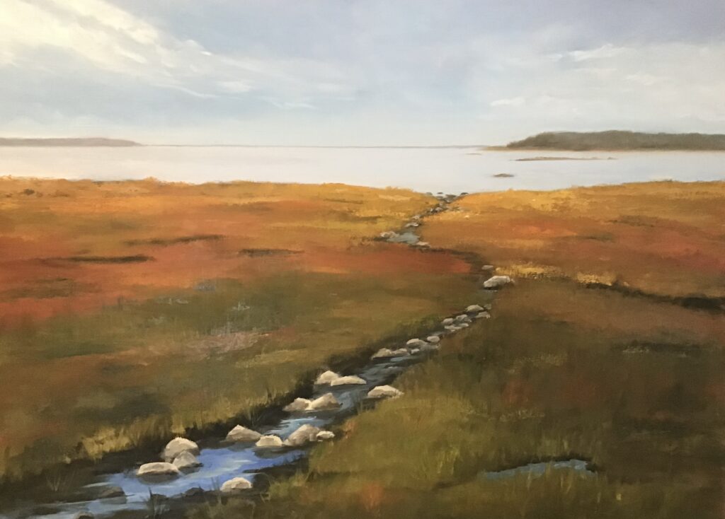 Gretchen Amirault, Everchanging Marshes, Oils