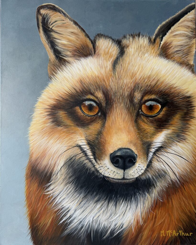 Maureen Isles McArthur, Frankie the Fox, Acrylics