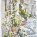 Fabien Lutz-Barabé, Frigliana Spain, Watercolour