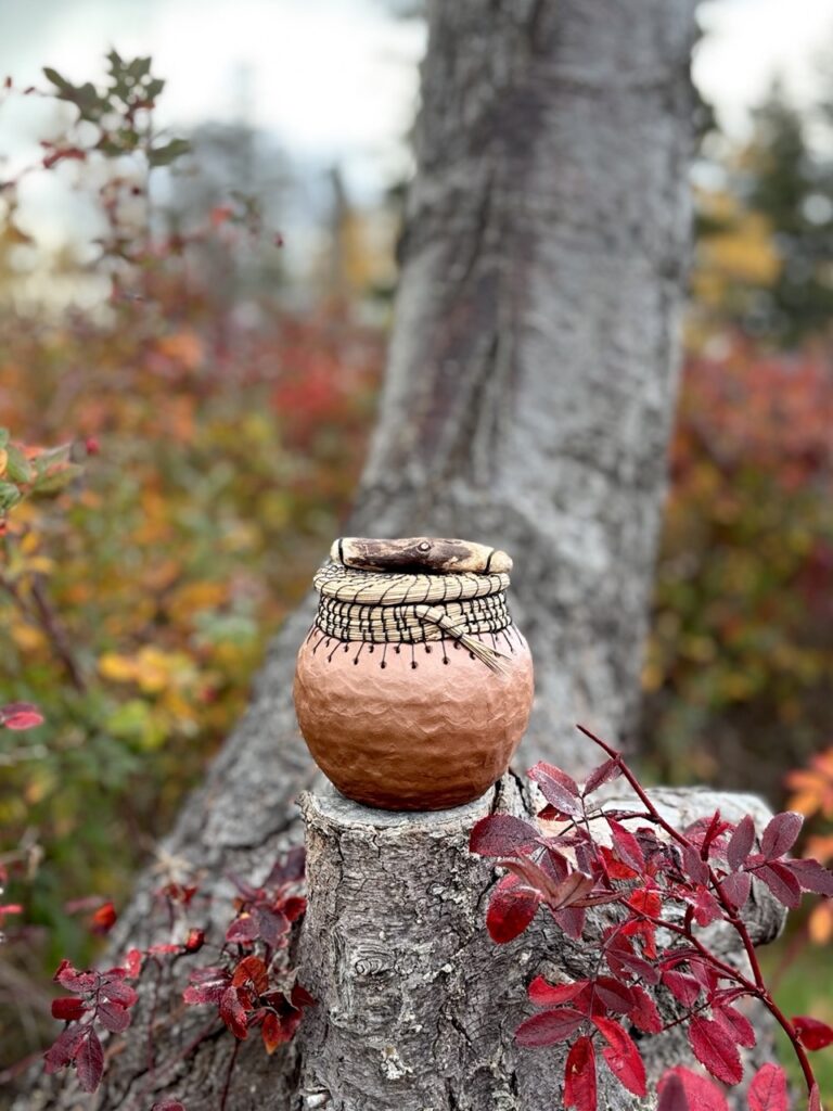 Shauna MacLeod, Pine Needle Jar, Clay