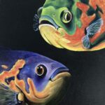 Maureen Isles McArthur, Daisy and Dexter, Acrylic