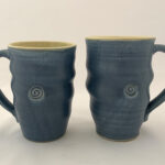 Judy Roberts, Swirly Mugs, Mid-fired Stoneware
