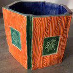 Bunk Trinacty, Hexagon Chinese Box, Clay