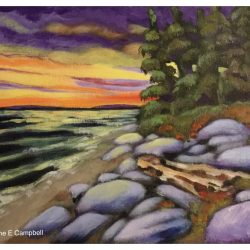 Jayne Campbell, My Beach View, Acrylics