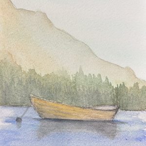 Robin Courneya, Solitude, Watercolours