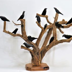 Mark Lundy, Murder of Crows, Upcycled Wood