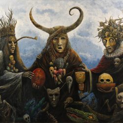 Frank Forrestall, The Elder Three, Acrylics