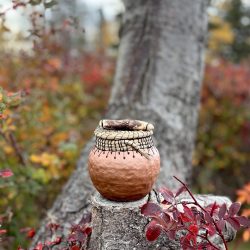 Shauna MacLeod, Pine Needle Jar, Clay