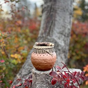 Shauna MacLeod, Pine Needle Jar, Clay