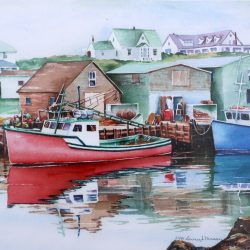 Laurie Mireau, Mid Morning Peggy's Cove