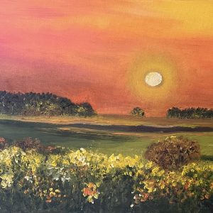 Carmen Mood, Sunset, Oils