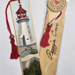 Lyndsey Stacey-Pettipas, Peggys Cove Lighthouse Bookmarks, Acrylic on Wood